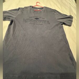 #1622. Outta Town Univ of Minnesota Golden Gophers Blue Short Sleeve Tee. Size L